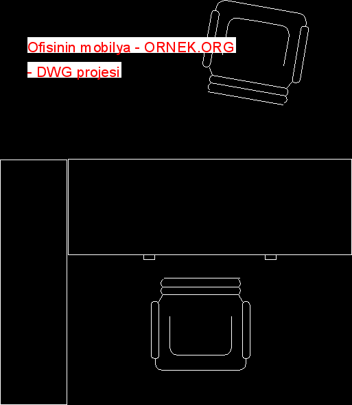 Ofisinin Mobilya Dwg Projesi Autocad Projeler