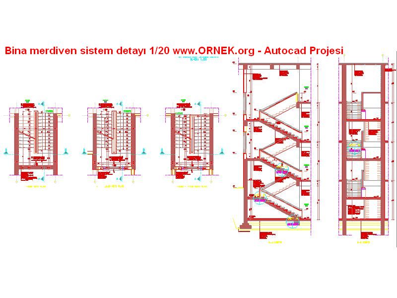 Sistem Detay Dwg Projesi Autocad Projeler