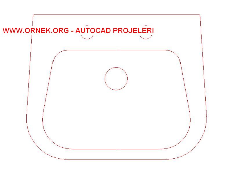 Lavabo Dwg Projesi Autocad Projeler