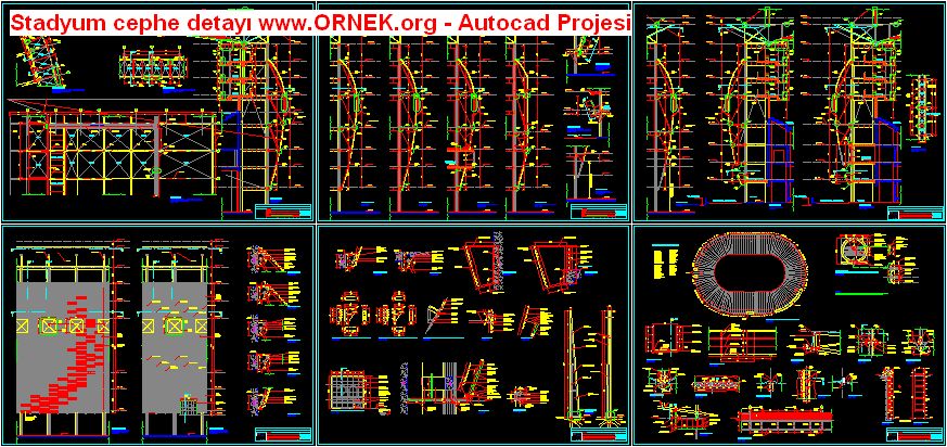 Voleybol Stadyum Projesi Dwg Projesi Autocad Projeler Hot Sex Picture