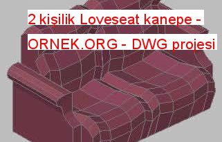 2 kişilik Loveseat kanepe 28.99 KB