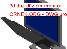 3d düz düzlem monitör 62.22 KB