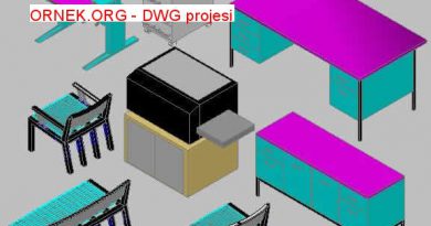 3d Ofisinin mobilya 1.12 MB