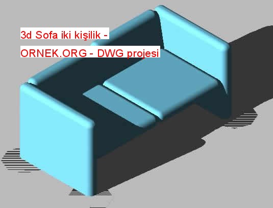 3d Sofa iki kişilik 113.80 KB