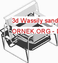 3d Wassily sandalye 69.73 KB