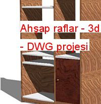 Ahşap raflar - 3d 23.93 KB