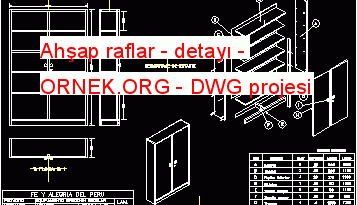 Ahşap raflar - detayı 294.95 KB