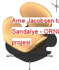 Arne Jacobsen tarafından 3d Sandalye 184.32 KB