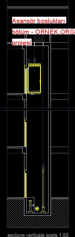 section in elevator