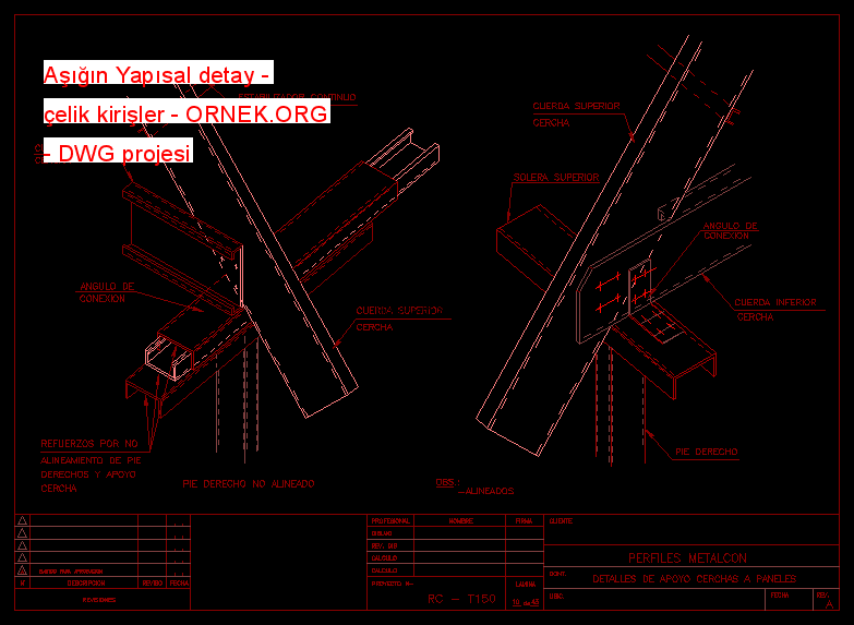 steel construction detail