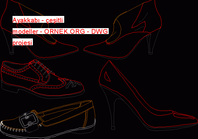 Ayakkabı - çeşitli modeller 525.99 KB
