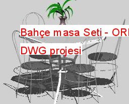 Bahçe masa Seti 92.26 KB