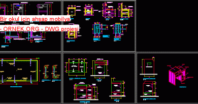 Bir okul için ahşap mobilya 493.83 KB