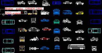 modelos automóviles vistas presentación dibujos arquitectónicos
