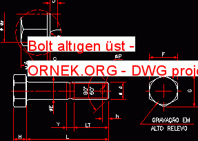 Bolt altıgen üst 13.90 KB