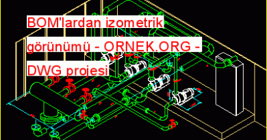 BOM&apos;lardan izometrik görünümü 93.80 KB