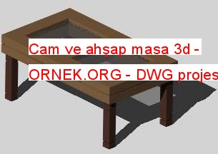 Cam ve ahşap masa 3d 44.45 KB