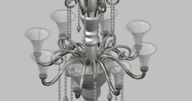 Candelabra 3d 741.45 KB