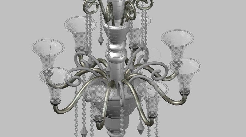 Candelabra 3d 741.45 KB