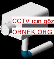 CCTV için gözetim kamera 31.59 KB