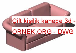 Çift kişilik kanepe 3d 700.50 KB