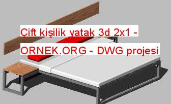 Çift kişilik yatak 3d 2x1 135.43 KB