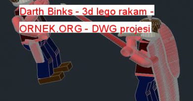 Darth Binks - 3d lego rakam 1.96 MB