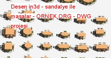 Desen in3d - sandalye ile masalar 496.07 KB