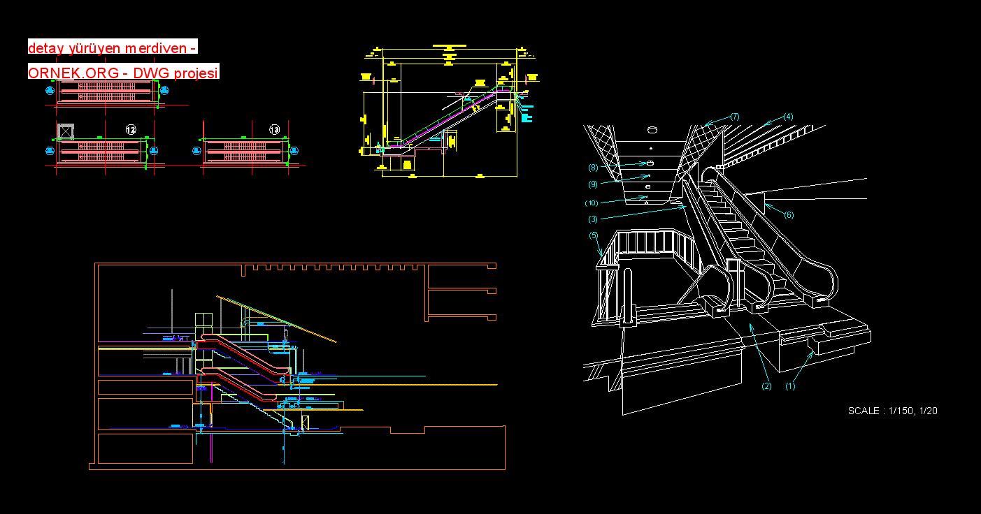escalator detail