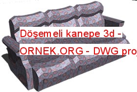 Döşemeli kanepe 3d 19.11 KB