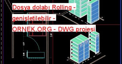 Dosya dolabı Rolling - genişletilebilir 152.01 KB