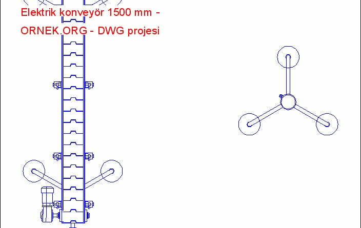 electric conveyor 1500 mm long