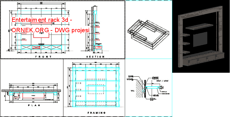 Entertaiment rack 3d 501.22 KB