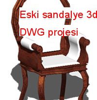 Eski sandalye 3d 392.02 KB