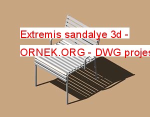 Extremis sandalye 3d 36.94 KB