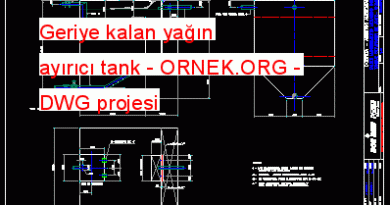 Geriye kalan yağın ayırıcı tank 93.99 KB