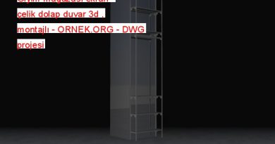 Giyim mağazası ekran - çelik dolap duvar 3d