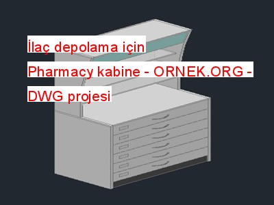 İlaç depolama için Pharmacy kabine 132.40 KB