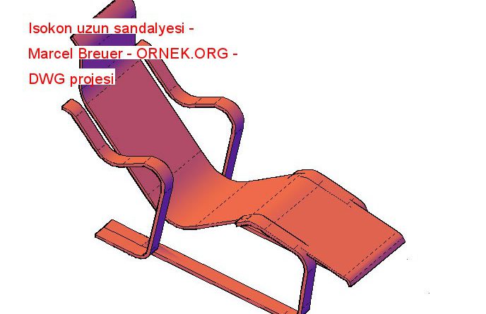 Isokon uzun sandalyesi - Marcel Breuer 115.12 KB