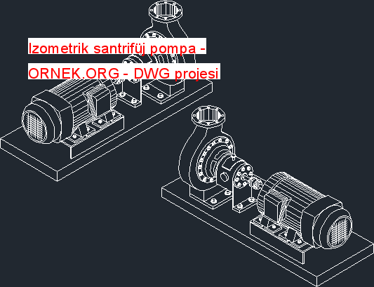 isometric centrifugal pump