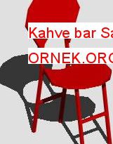 Kahve bar Sandalye 20.37 KB