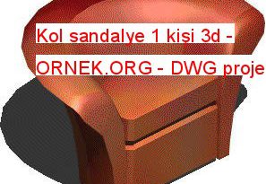 Kol sandalye 1 kişi 3d 26.27 KB