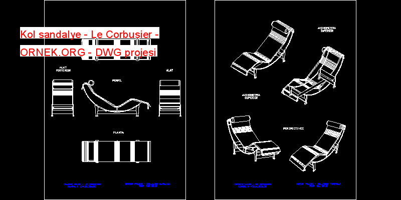 Kol sandalye - Le Corbusier 695.01 KB
