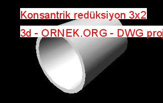 Konsantrik redüksiyon 3x2 3d 9.04 KB