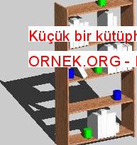 Küçük bir kütüphane 3d 11.42 KB