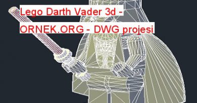 Lego Darth Vader 3d 1.59 MB