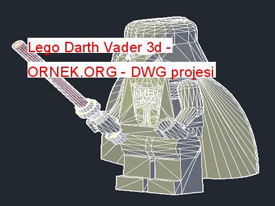Lego Darth Vader 3d 1.59 MB
