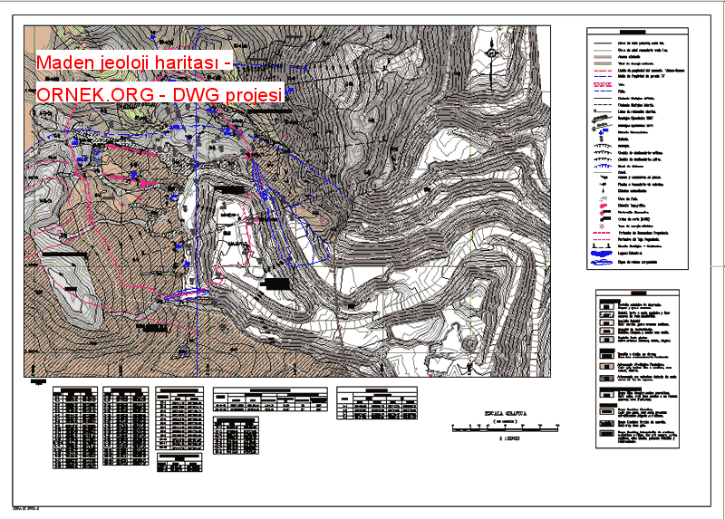 plano geological mina