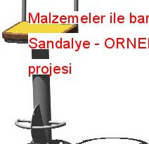 Malzemeler ile bar 3d Sandalye 51.66 KB