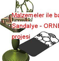 Malzemeler ile bar 3d Sandalye 507.34 KB
